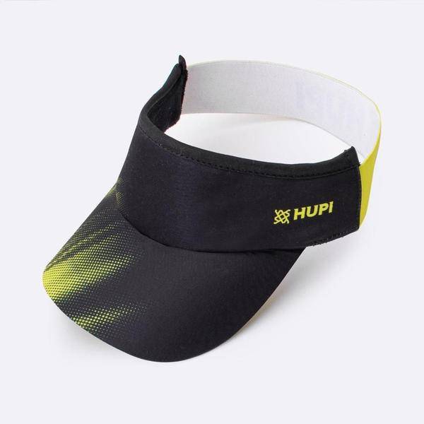 Imagem de Viseira para Corrida HUPI Tuna Amarelo Neon e Preto