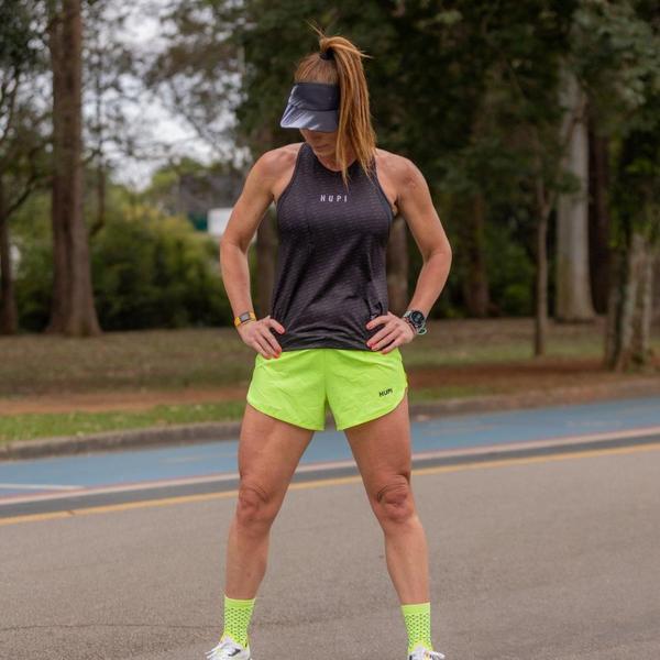 Viseira para Corrida HUPI Tuna Branco e Preto Imagem de Viseira para Corrida HUPI Tuna Branco e Preto