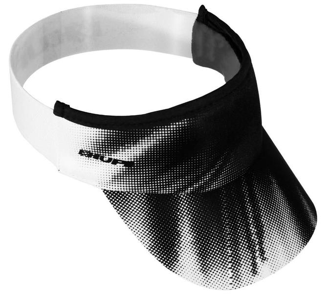 Viseira para Corrida HUPI Tuna Branco e Preto Imagem de Viseira para Corrida HUPI Tuna Branco e Preto