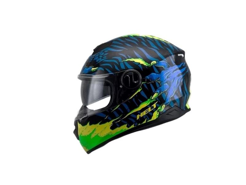 Imagem de Viseira Polivisor Helt New Race Glass Cromada