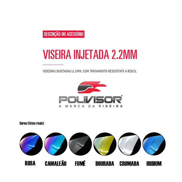 Imagem de Viseira polivisor ls2 ff 350 / norisk ff 311 / mhr blade / nitro cores