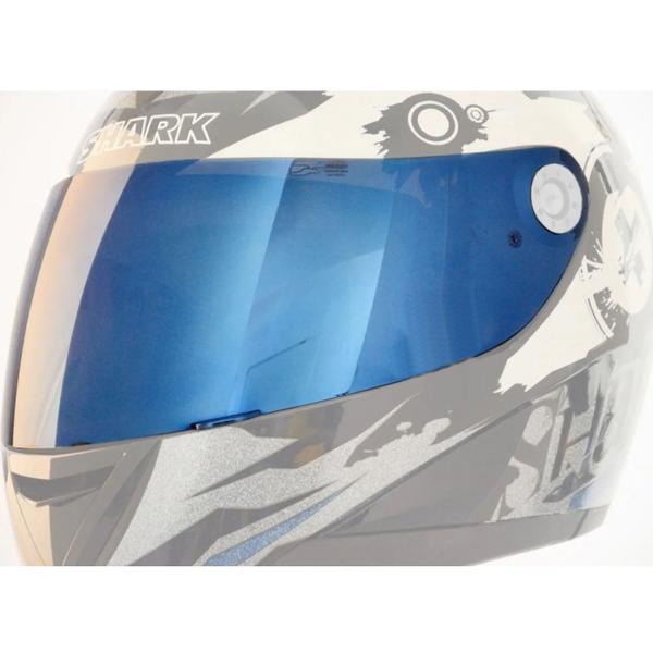 Imagem de Viseira Shark S650 S700 S800 S900 Azul Iridium Serjão Motos