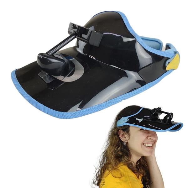 Imagem de Viseira Ventilador Academia Caminhada Esporte Lazer Corrida Verao Praia Piscina Sol Mar Chapeu