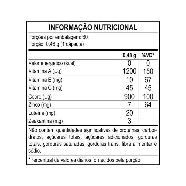 Imagem de Vision + A 60 480mg 60 Cáps -  ApisNutri