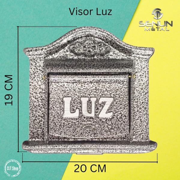 Imagem de Visor Estilo Colonial para Leitura do Consumo de Luz Cinza