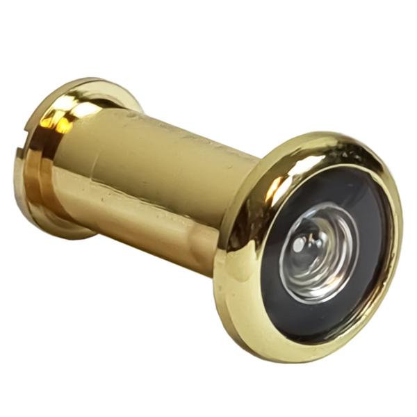 Imagem de Visor para Porta Olho Mágico Segurança Dourado 30 a 50mm 