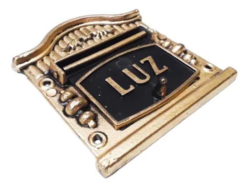 Imagem de Visor Para Relógio De Luz Ouro Nº3 19cmX17,5cm - Fortral