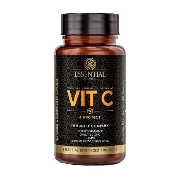 Imagem de Vit C 4 Protec Essential Nutrition 120 Cápsulas