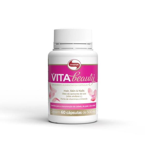 Imagem de Vita Beauty 500mg 60 Cápsulas -  Vitafor