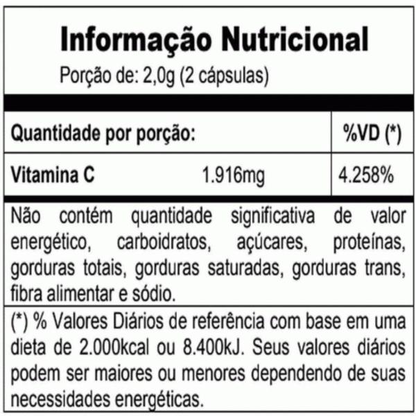 Imagem de Vita C3 120 Cápsulas De 1000Mg - VITAFOR