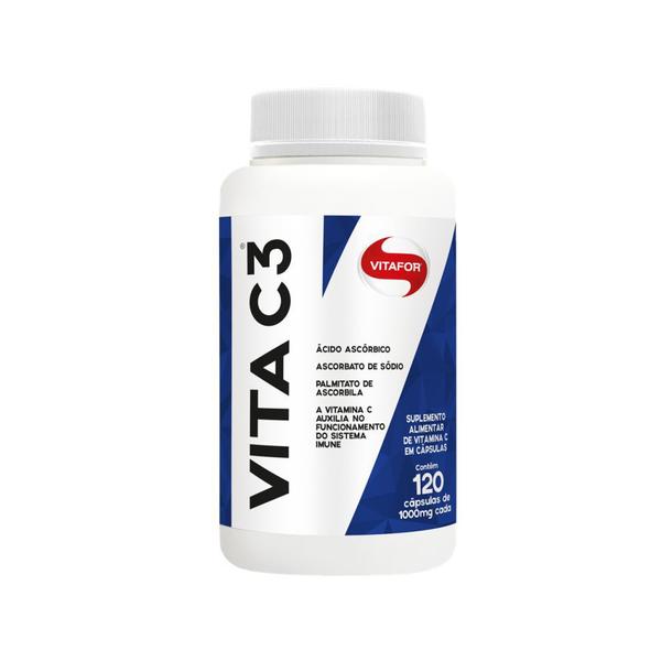 Imagem de Vita C3 Vitamina C 1000mg Vitafor 120 Cápsulas