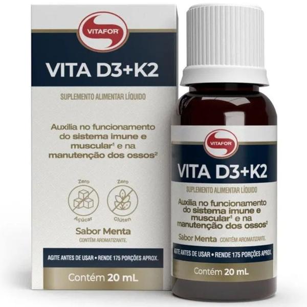 Imagem de Vita D3 + K2 (20ml) - Vitafor