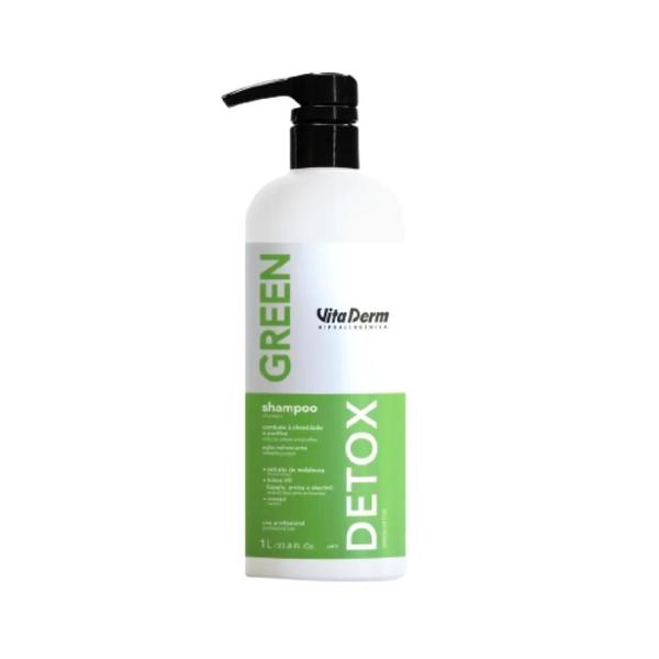 Imagem de Vita Derm Green Detox Cabelos Oleosos Shampoo 1000ml