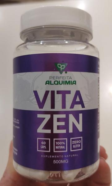 Imagem de VITA ZEN - 500mg - 60 caps - 100% natural - ZERO gluten - Perfeita Alquimia