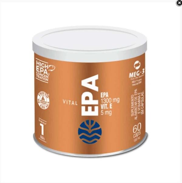 Imagem de Vital EPA Omega 3  (EPA de 1.300 mg e Vitamina E de 5mg) com 60 cápsulas -Vital Atman