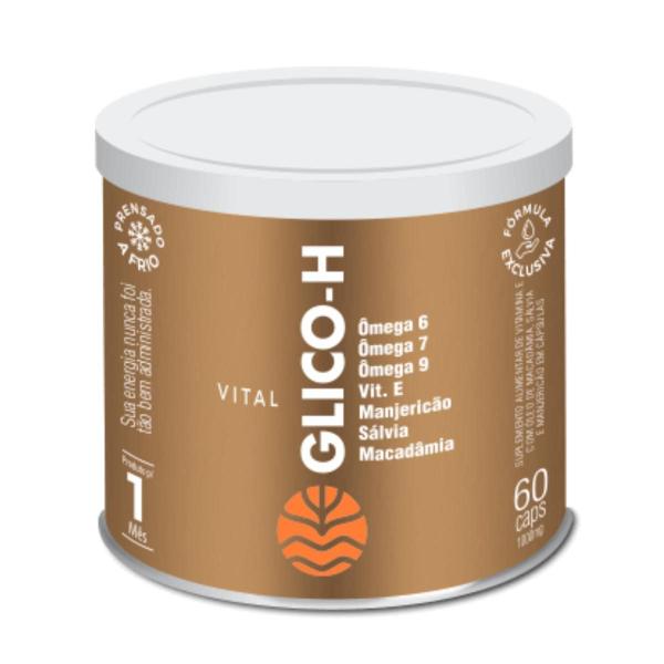 Imagem de Vital Glico-H Vitamina E 60 Cápsulas