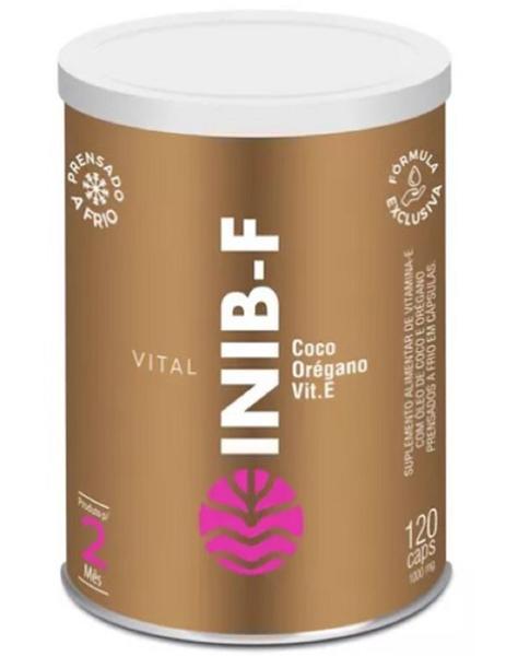 Imagem de Vital Inib F (Oleo de Coco ,Orégano e Vitamina E ) de 1.000 mg com 120 cápsulas - Vital Atman