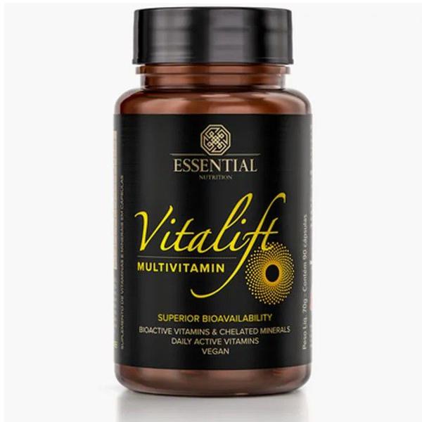 Imagem de Vitalift - Polivitamínico - 13 Vitaminas Ativas e 8 Minerais Quelados - (90 Caps) - Essential Nutrition