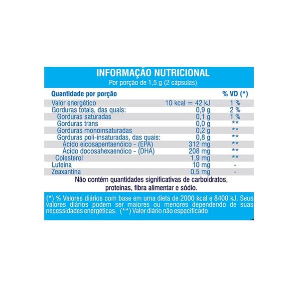 Imagem de VITALION VIS LUTEÍNA E ZEAXANTINA COM ÔMEGA 3 60 CÁPSULAS SIDNEY OLIVEIRA Mais vendido