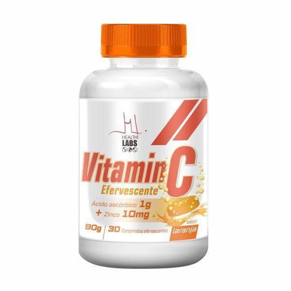 Imagem de Vitamin c 1g +10mg frasco c- 30 comprimidos efervescentes - Health Labs