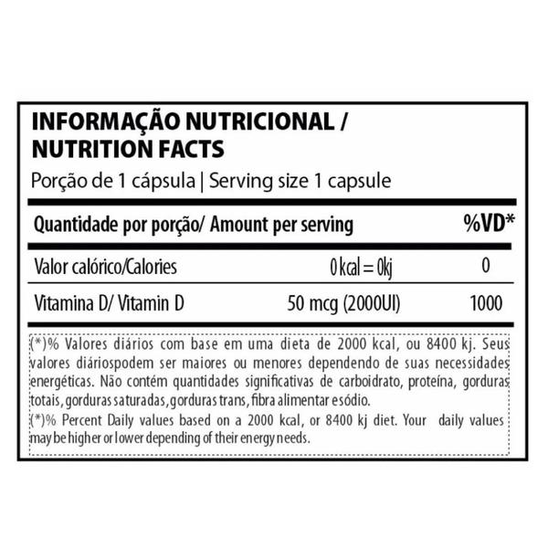 Imagem de Vitamin D 2000UI 60 Cápsulas - Under Labz Nutrition