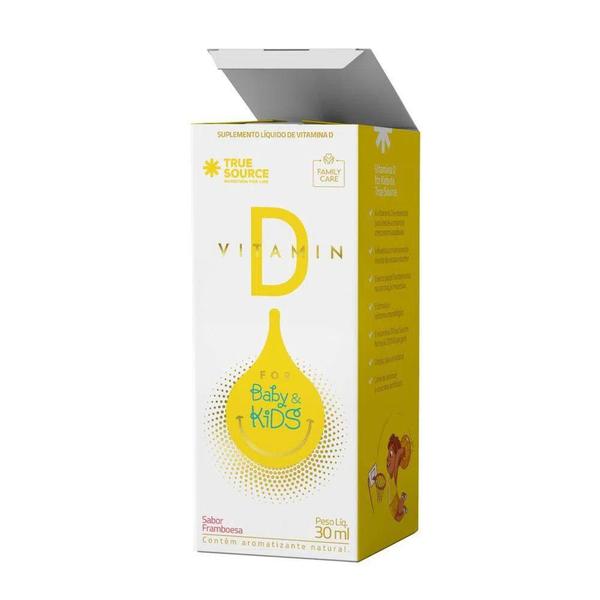 Imagem de Vitamin D For Baby & Kids 30ml Framboesa - True Source