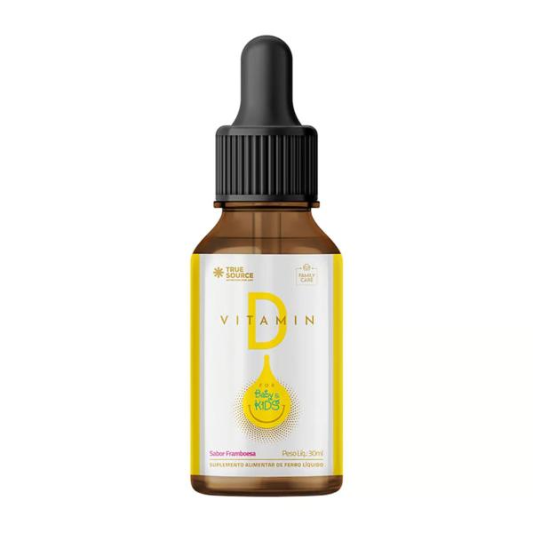 Imagem de Vitamin D Líquido True Source Vitamina D 30ml Sabor Framboesa