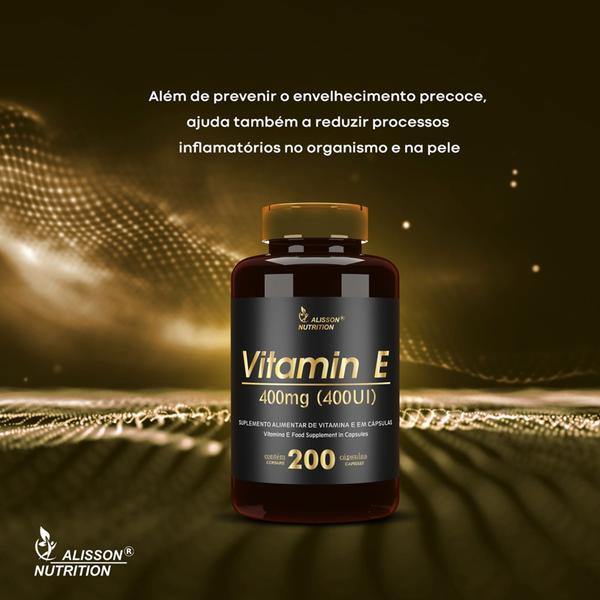 Imagem de Vitamin E 400mg 400ui 400 Caps Softgels - Alisson Nutrition