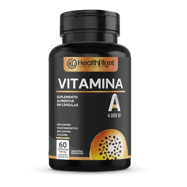 Imagem de Vitamina A 4000UI - 60 Cápsulas 500mg - HeathPlant