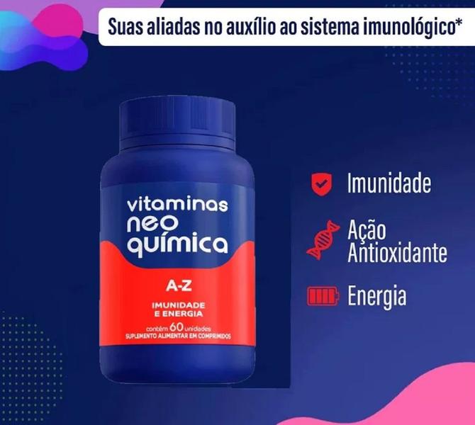 Imagem de Vitamina A - Z Imunidade e Energia 60Cp - Neo Química.