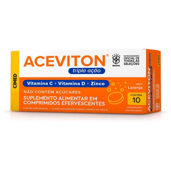 Imagem de Vitamina Aceviton Tripla Ação 10 Cpr Efervecente