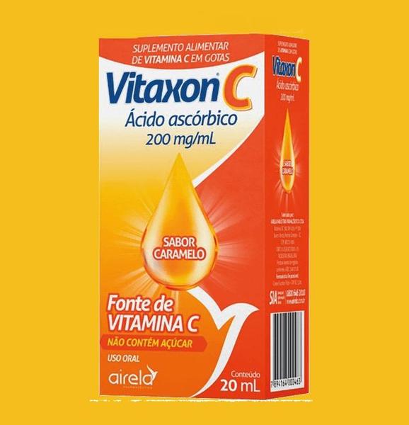 Imagem de Vitamina Acido Ascórbico Vitaxon C 20ml Gotas - Airela