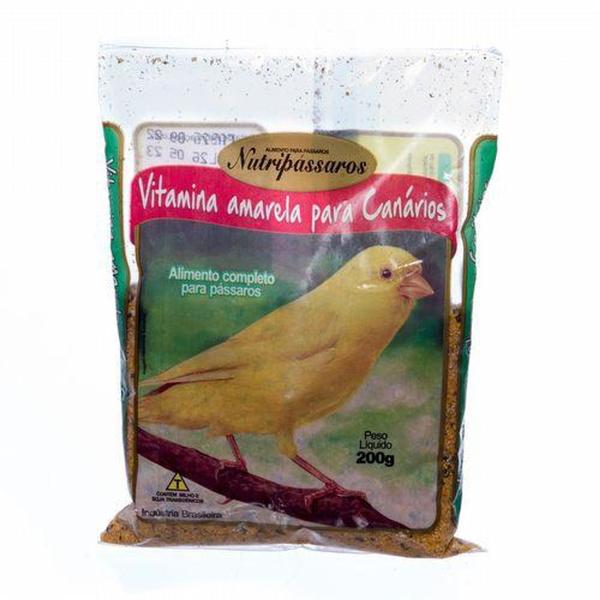 Imagem de Vitamina Amarela para Canário - Nutripássaros - 200g