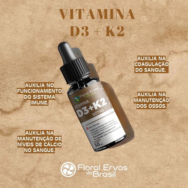 Imagem de Vitamina B12 30 ml Metilcobalamina  + Vitamina D3 + K2  30 ml  Gotas  1 frasco de cada 