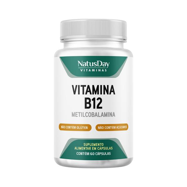 Imagem de Vitamina B12 413% IDR (60 Cápsulas) - Natusday