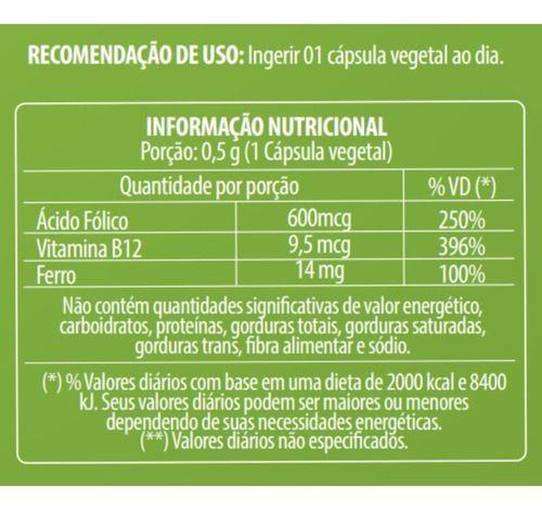 Imagem de Vitamina B12 60 Cápsulas Veganas Flora Nativa