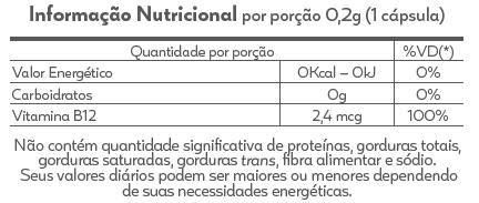 Imagem de Vitamina B12 60 Cápsulas With Nutracêuticos