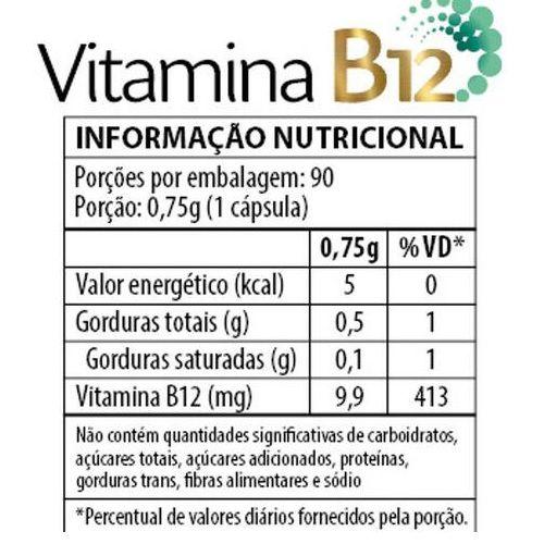 Imagem de Vitamina B12 750mg Leve 90 Pague 60 Cápsulas - La San Day