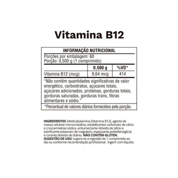 Imagem de Vitamina B12 9,64mg Ocean Drop 60 Tabletes