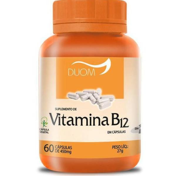 Imagem de Vitamina B12 Cobalamina 1 Cápsula Ao Dia 60 Cápsulas - Duom