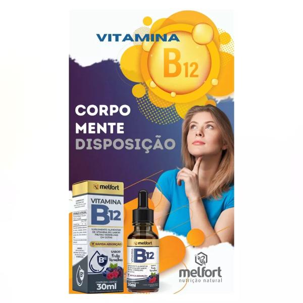 Imagem de Vitamina B12 em Gotas Melfort 30ml