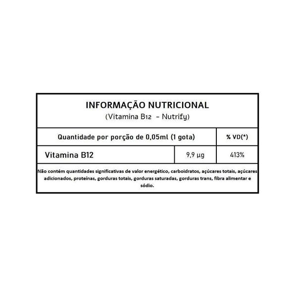 Imagem de Vitamina B12 Em Gotas - Nutrify 20Ml