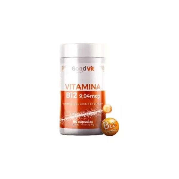 Imagem de Vitamina B12 Metil Cobalamina 500mg Good Vit 60 Cápsulas - Goodvit