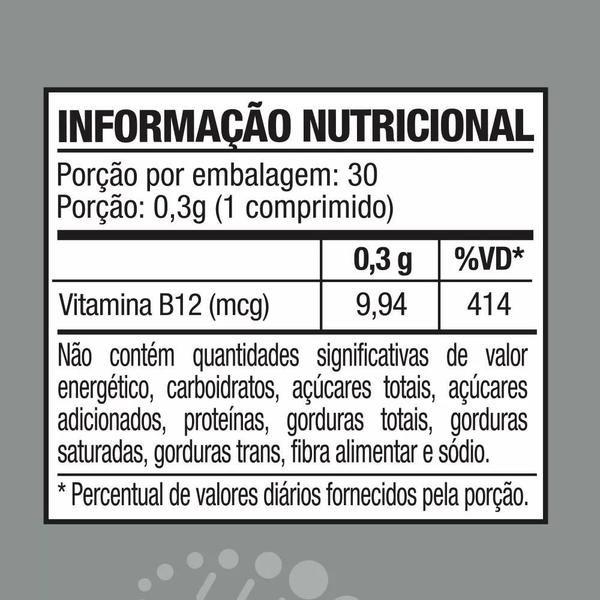 Imagem de Vitamina B12 Metilcobalamina 30comprimidos Bionatus