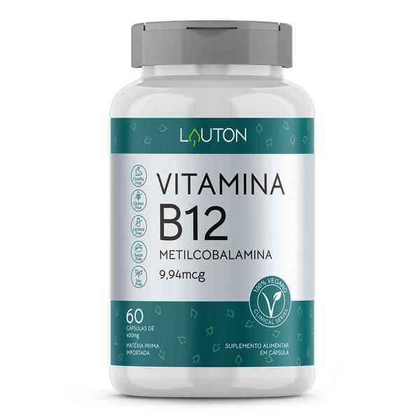 Imagem de Vitamina B12 Metilcobalamina 400mg Vegana Lauton - Kit 2