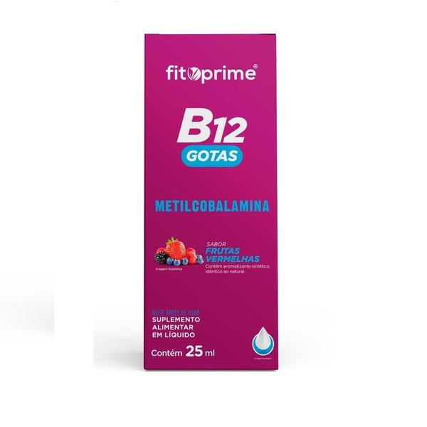 Imagem de Vitamina B12 Metilcobalamina Gotas 25Ml Fitoprime