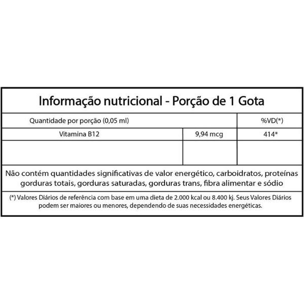 Imagem de Vitamina B12 Metilcobalamina Gotas 30ml de Morango