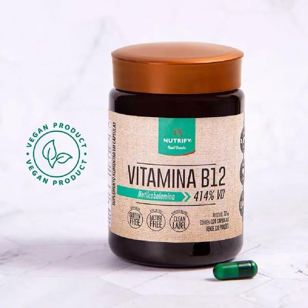 Imagem de Vitamina B12 Pote 120 Cápsulas - Nutrify Real Foods