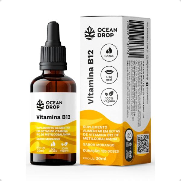 Imagem de Vitamina B12 Vegano 120 Doses 30ml Ocean Drop