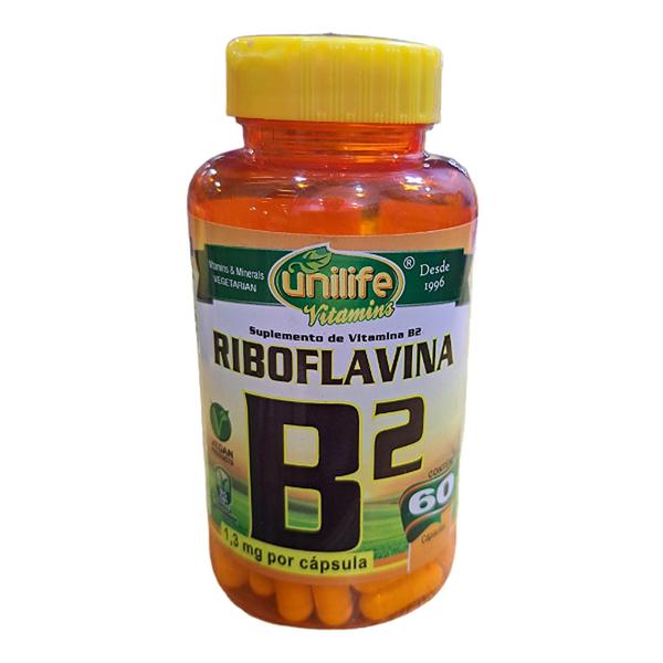 Imagem de Vitamina B2 60 Capsulas Unilife